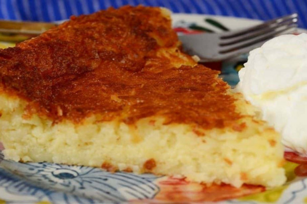 Old Fashioned Impossible Coconut Pie Recipe