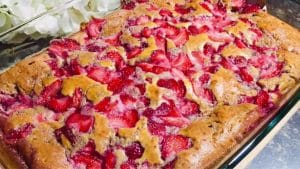 Old-Fashioned Strawberry Cobbler Recipe