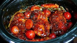 Slow Cooker Honey Garlic Chicken And Veggies Recipe