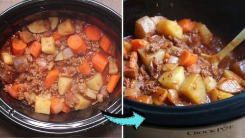 Slow Cooker Poor Man’s Stew Recipe | DIY Joy Projects and Crafts Ideas