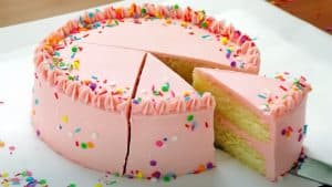 Air Fryer Birthday Cake Recipe