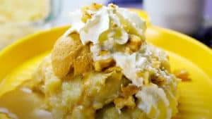 Simple and Easy Crockpot Banana Pudding