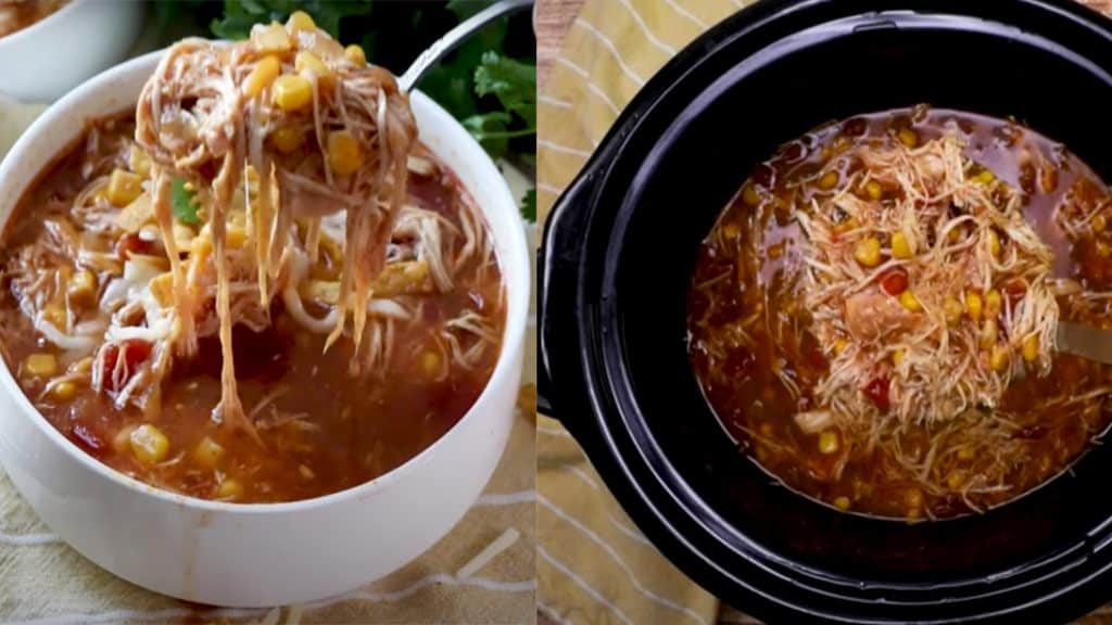 crockpot chicken tortilla soup recipe