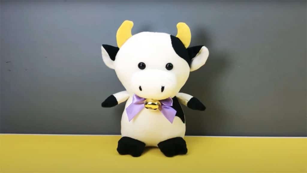 diy plush toy calf doll tutorial