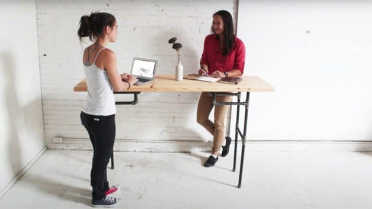 How to Make a DIY Standing Desk - DIY Joy