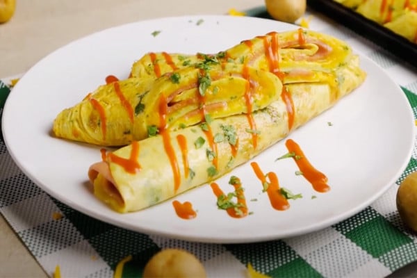 ham and cheese egg roll recipe