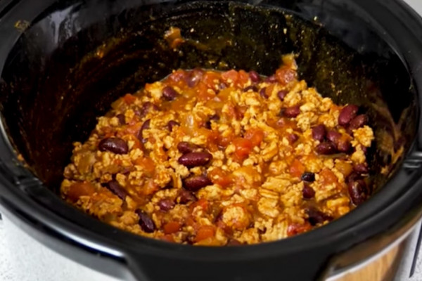homemade crockpot turkey chilli recipe