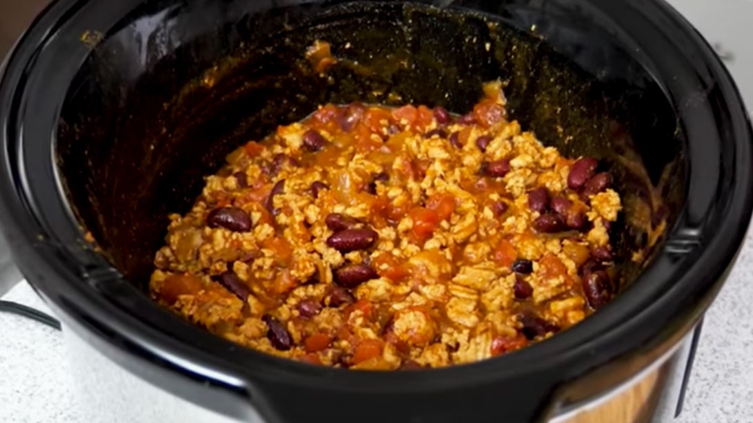 Homemade Crockpot Turkey Chili Recipe