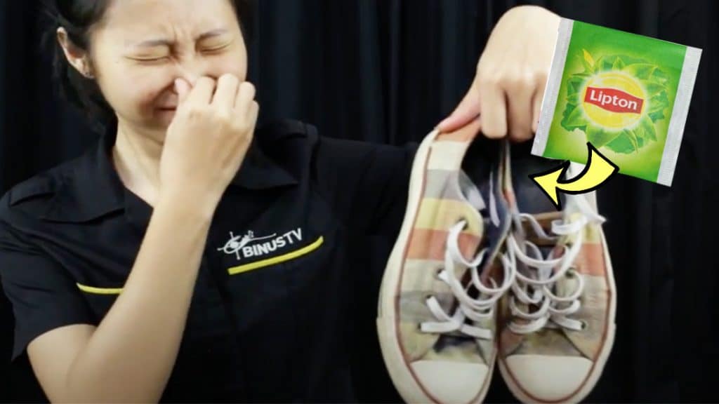 how to remove shoe ordors with tea bags