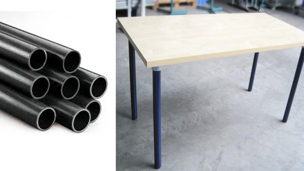 increase height of folding table hack