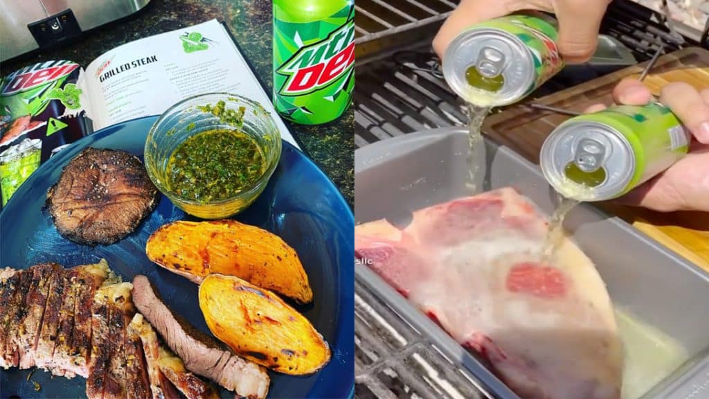 mountain dew steak recipe