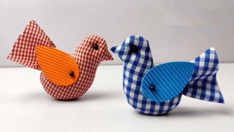 Beginner-Friendly Fabric Bird Sewing Tutorial | DIY Joy Projects and Crafts Ideas