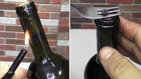 5 Clever Ways To Open A Wine Bottle | DIY Joy Projects and Crafts Ideas