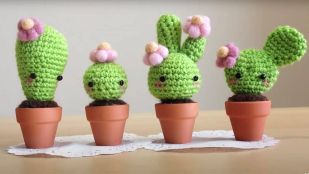 diy amigurumi crochet kawaii cactus