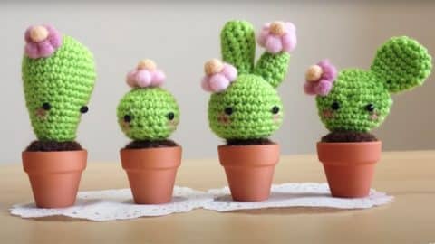 DIY Amigurumi Crochet Kawaii Cactus | DIY Joy Projects and Crafts Ideas