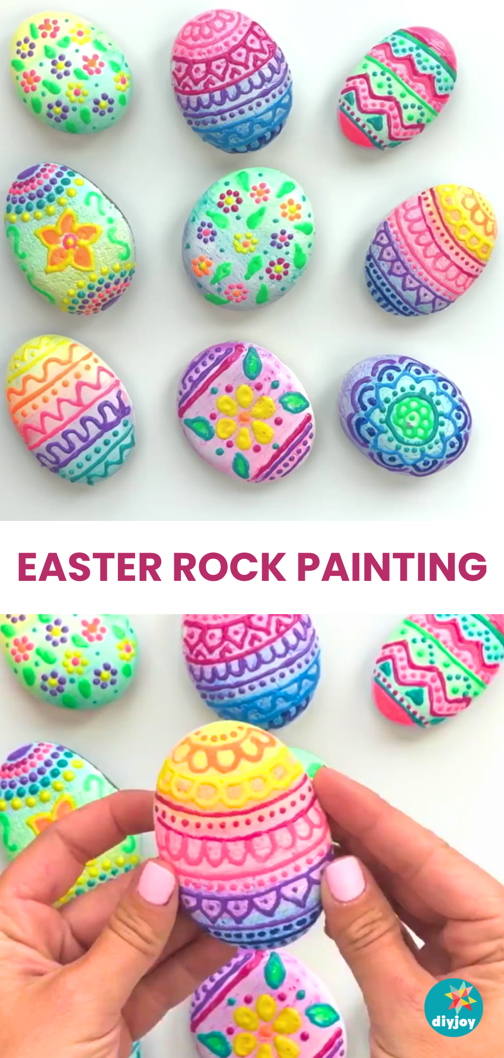 DIY Easter Rock Painting