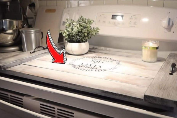 DIY Stove Top Cover Noodle Board Tutorial