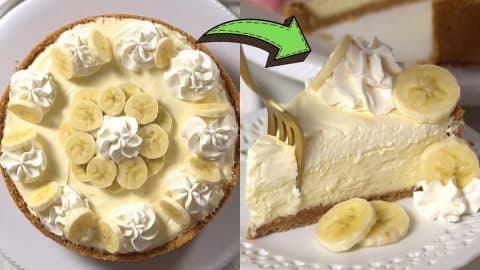 Delicious Banana Cream Cheesecake Recipe | DIY Joy Projects and Crafts Ideas