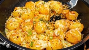 Easy 30-Minute Cheesy Baby Potatoes Recipe