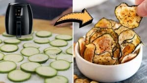 Easy Air-Fried Zucchini Chips Recipe