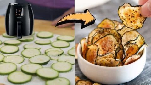 Easy Air-Fried Zucchini Chips Recipe | DIY Joy Projects and Crafts Ideas