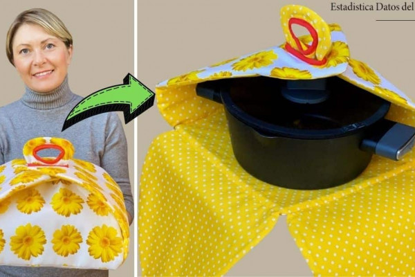 Easy Fabric Food Carrier Sewing Tutorial