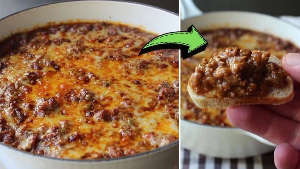 Easy Hot Sloppy Joe Dip Recipe