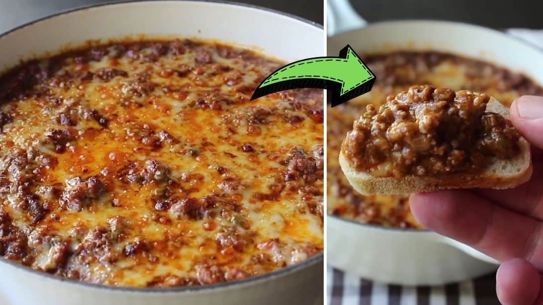 Easy Hot Sloppy Joe Dip Recipe | DIY Joy Projects and Crafts Ideas