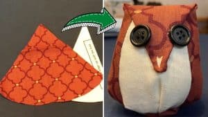 Easy Owl Pincushion Sewing Tutorial