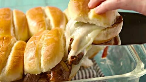 Easy Pull-Apart Philly Cheesesteaks Recipe | DIY Joy Projects and Crafts Ideas