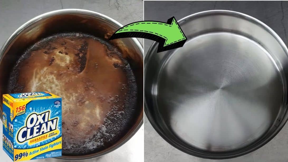 How To Clean Burnt Pots Without Scrubbing | DIY Joy Projects and Crafts Ideas