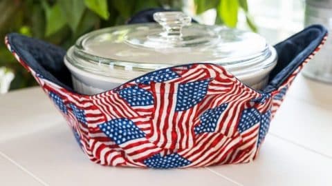 How To Sew A Large Reversible Bowl Cozy | DIY Joy Projects and Crafts Ideas