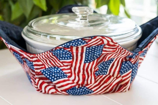 How To Sew A Large Reversible Bowl Cozy
