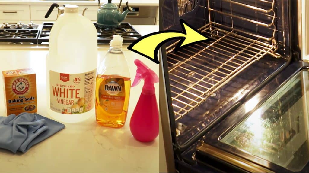 how to clean oven with simple DIY hackp