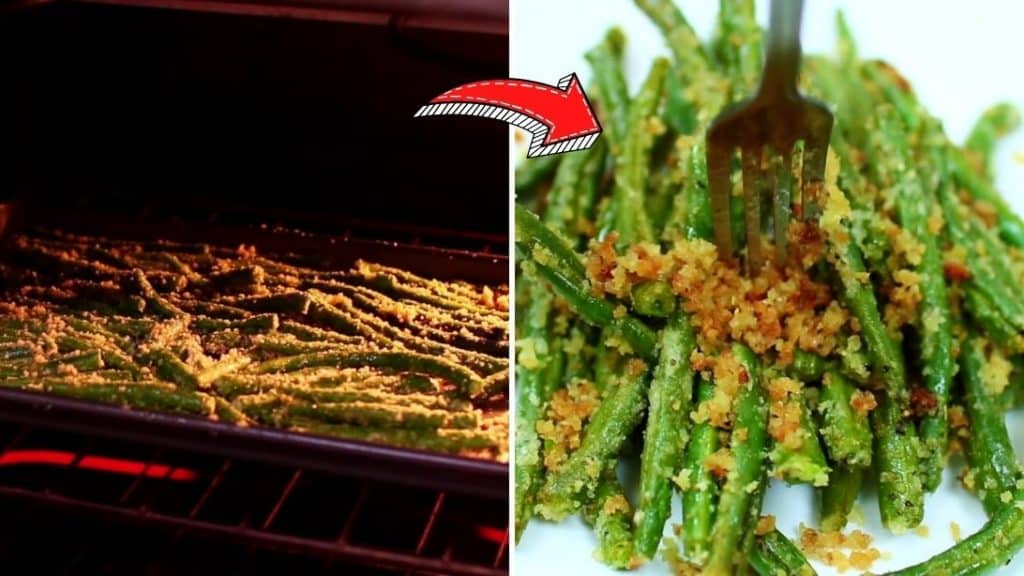 Sheet Pan Garlic Parmesan Roasted Green Beans