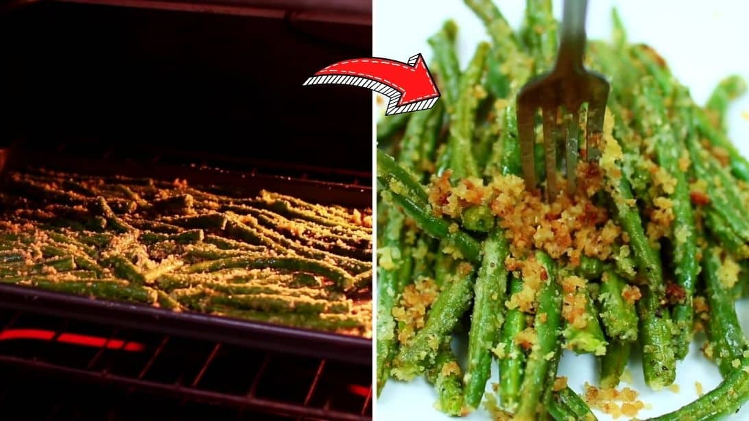 Sheet Pan Garlic Parmesan Roasted Green Beans | DIY Joy Projects and Crafts Ideas