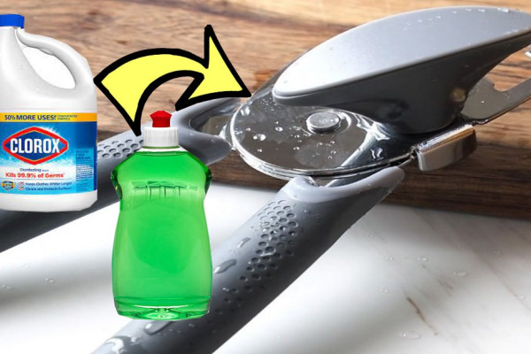 how to clean and disinfect can opener