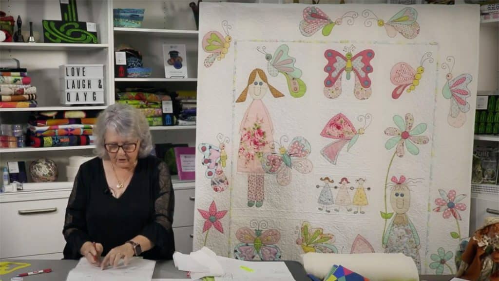 how to make the butterfly kisses quilt