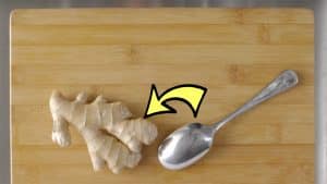 How to Peel Ginger with a Spoon