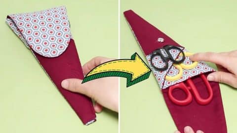 DIY Scissor Holder Sewing Tutorial | DIY Joy Projects and Crafts Ideas