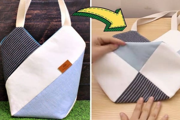DIY Windmill Tote Bag Sewing Tutorial