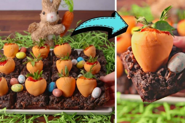 Easy Carrot Patch Brownies Recipe