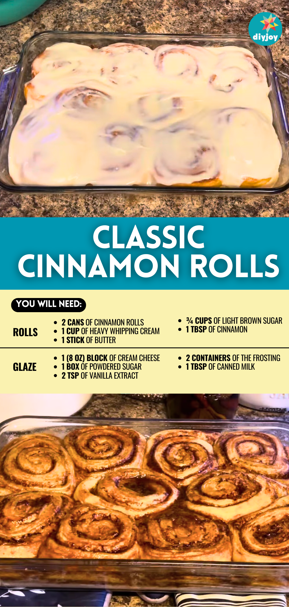 Easy Homemade Cinnamon Rolls Recipe
