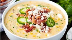Easy Mexican Street Corn Soup Recipe