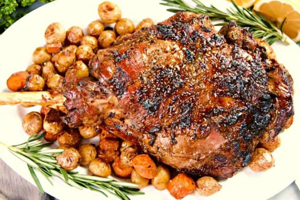 Easy Roasted Lamb Leg Recipe