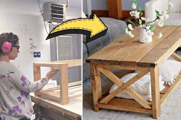 Easy To Build $40 Coffee Table Tutorial