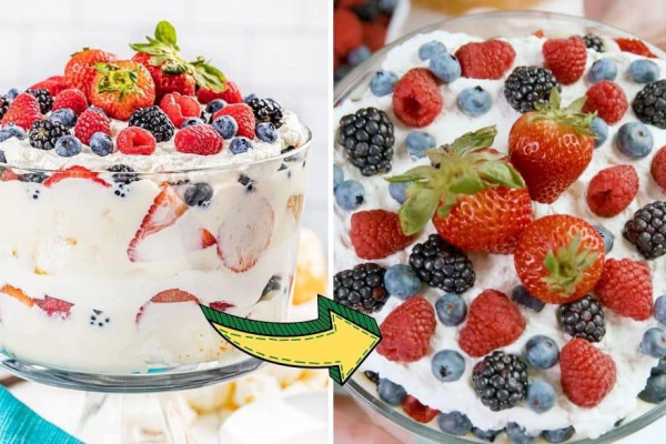 Easy To Make Creamy Berry Trifle