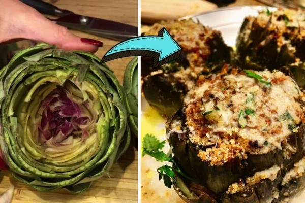 Easy To Make Stuffed Artichoke