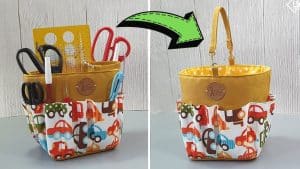 How To Sew A Craft Caddy or Storage Bag