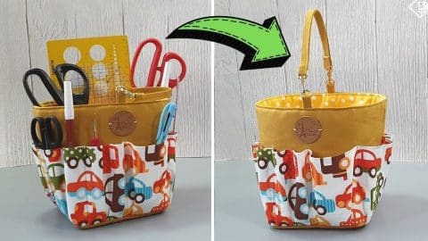 How To Sew A Craft Caddy or Storage Bag | DIY Joy Projects and Crafts Ideas